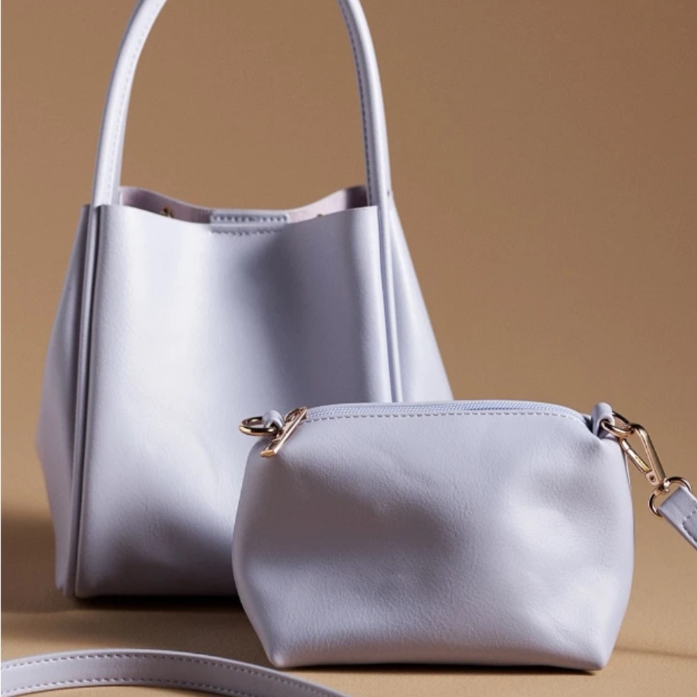 The Hollace Mini Tote Lavender Bag Set By Anthropology